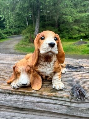 Original castagna  Basset Hound Figurine Pair